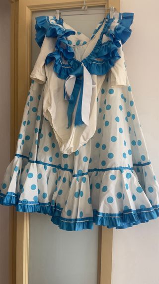 Falda y body flamenca lunares