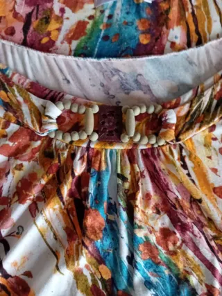 Camiseta Desigual Estampado Abstracto