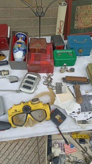 Lote objetos vintage