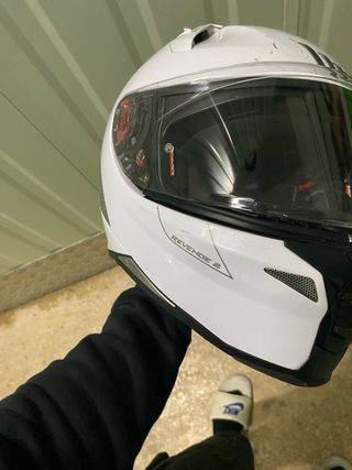 Casco Moto Integral Blanco Revenge 2