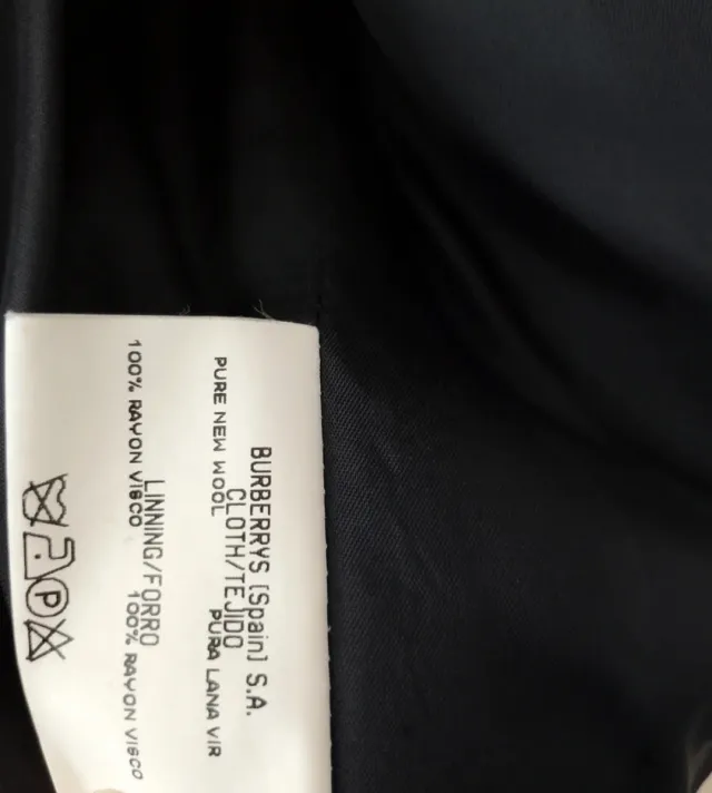 Chaqueta Burberrys Mujer Roja y Negra