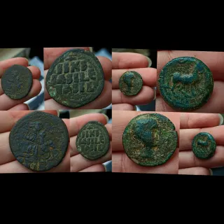 2 Monedas Romanas Antiguas