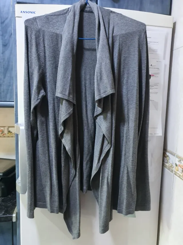 Cardigan mujer gris talla M