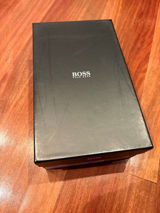 Zapatos casuales Hugo Boss azul y gris originales