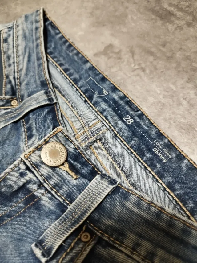 Vaqueros Levi's Low Rise Skinny Talle Bajo