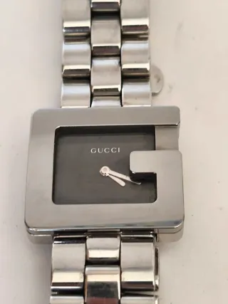 Orologio Gucci Donna Quadrato Nero Argento