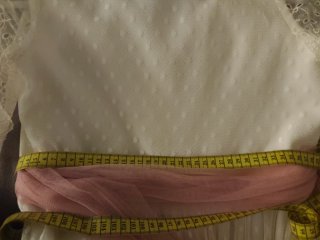 OFERTA Traje de Comunión Niña Talla 36 Blanco/Rosa