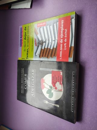 Lote 2 Libros: Dejar de Fumar y Adelgazar