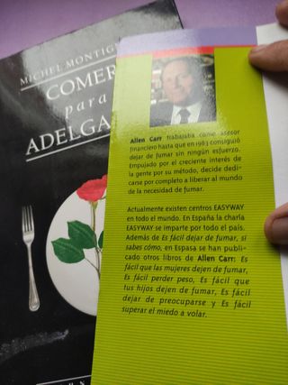 Lote 2 Libros: Dejar de Fumar y Adelgazar