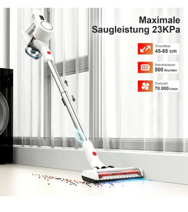 Escoba Aspiradora sin Cable Potente