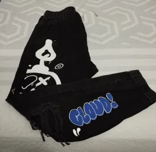 Tejanos negros con grafitis