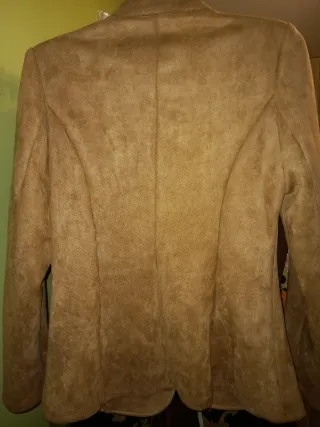 Chaqueta Torera Camel 95 % poliestireno 5 % Elasta