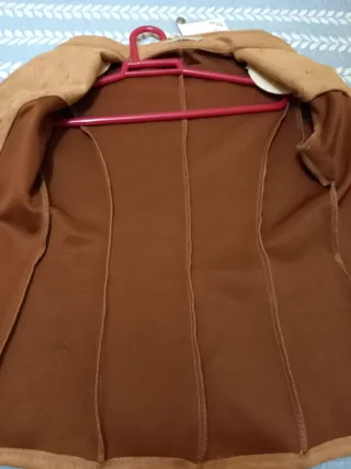 Chaqueta Torera Camel 95 % poliestireno 5 % Elasta