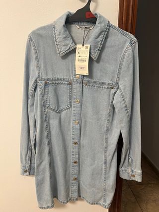Vestido vaquero Zara Talla S