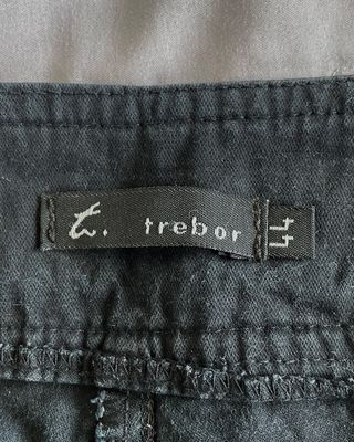 Pantaloni Neri con Dettagli Dorati Tg 44