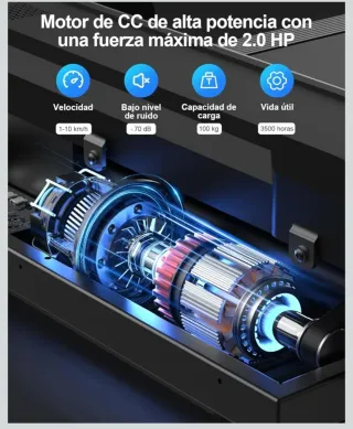 Cinta Correr Plegable Eléctrica Caminadora