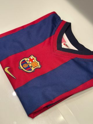 Camiseta F.C. Barcelona 1998 Talla XL Niño