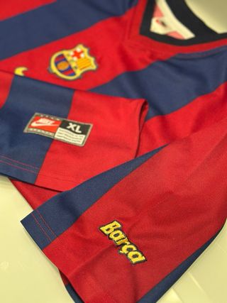 Camiseta F.C. Barcelona 1998 Talla XL Niño