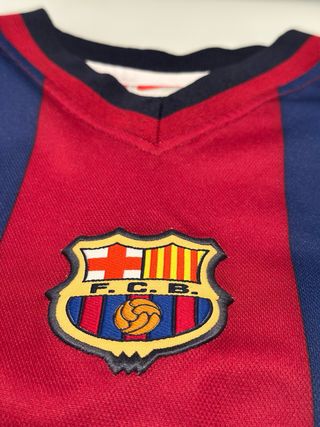 Camiseta F.C. Barcelona 1998 Talla XL Niño