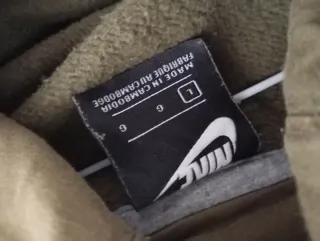 Sudadera con capucha Nike Hombre Talla L Verde