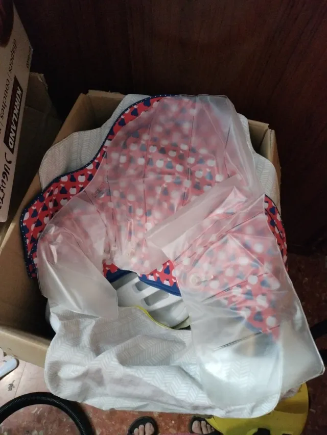 Cojín hinchable respaldo trona.