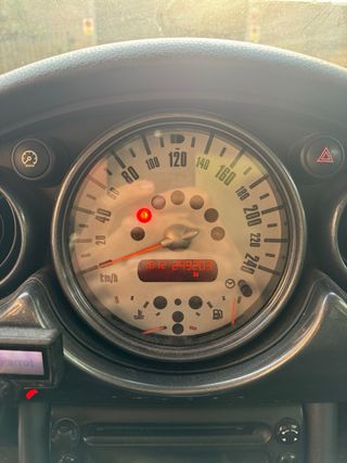 MINI ROJO TECHO BLANCO GARANTIA!