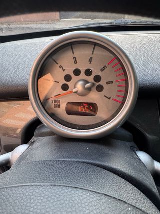 MINI ROJO TECHO BLANCO GARANTIA!