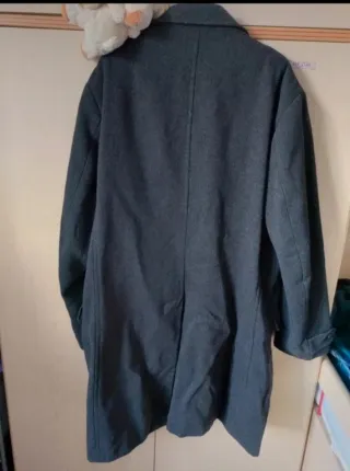 Cappotto Exigo Grigio Lana Lungo