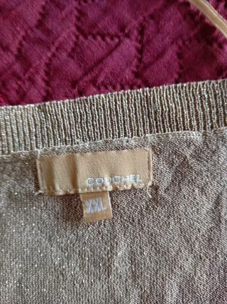 Top fiesta dorado brillante sin mangas