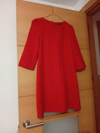Vestido Zara Trafaluc Rojo