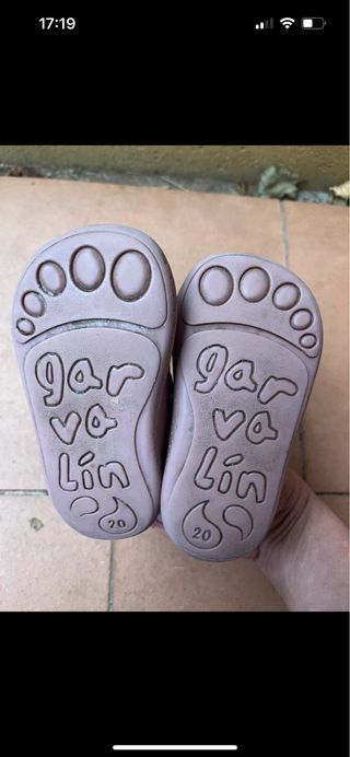 Zapatillas Garvalin Talla 20 Rosa