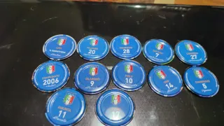 Dischetti Calciatori Italia Metallo