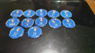 Dischetti Calciatori Italia Metallo