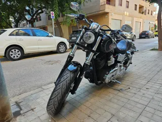 Harley Davidson Moto Dyna Low Rider Negra 2007