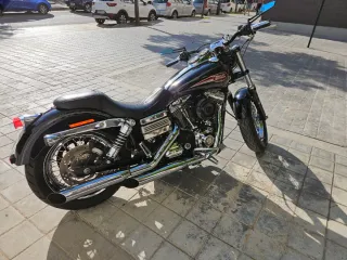 Harley Davidson Moto Dyna Low Rider Negra 2007