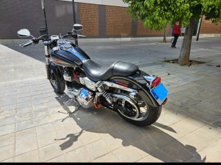 Harley Davidson Moto Dyna Low Rider Negra 2007