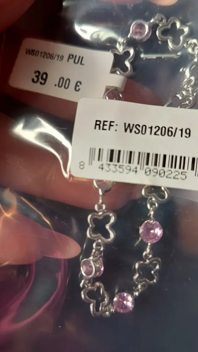 Pulsera Time Road Plata Mariposa