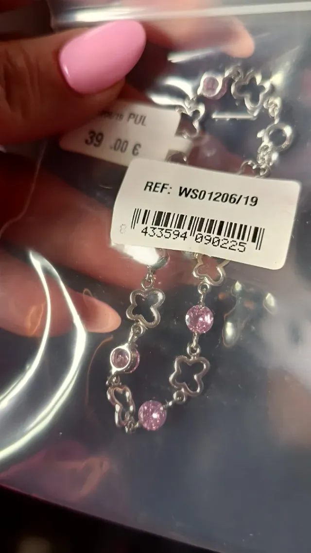 Pulsera Time Road Plata Mariposa