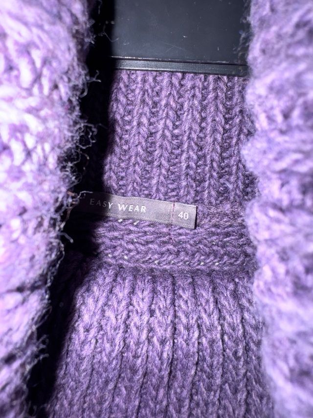 Jersey easy wear sin mangas cuello alto talla 40