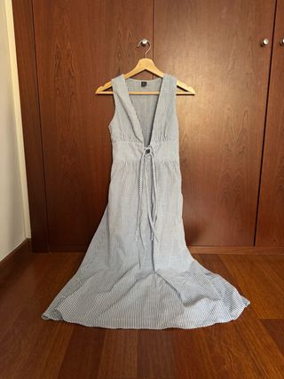 Vestido Verano Rayas Azul
