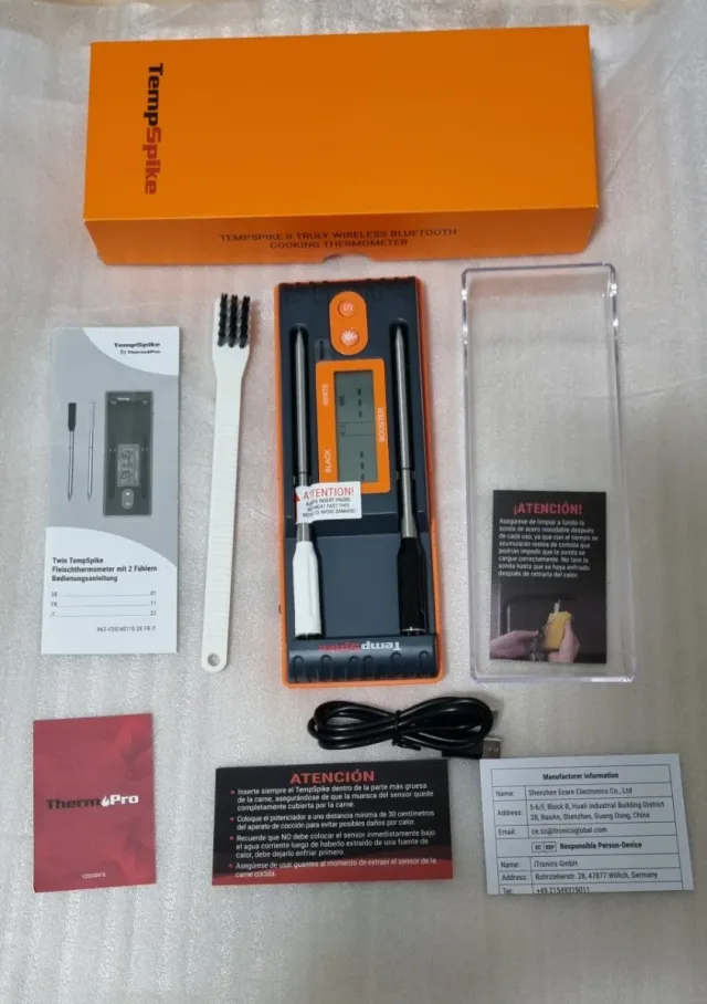 Termómetro Cocina Inalámbrico Bluetooth TempSpike