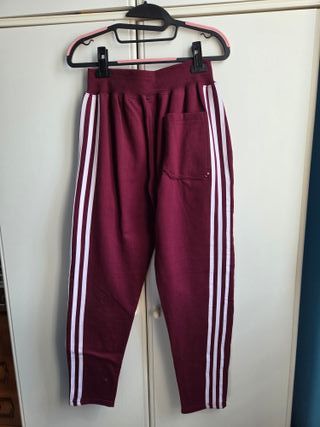 Pantalone tuta Adidas bordeaux