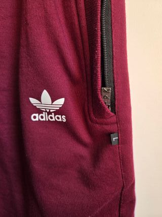 Pantalone tuta Adidas bordeaux