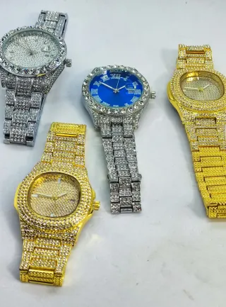 Lote 4 Orologi di Lusso con Diamanti