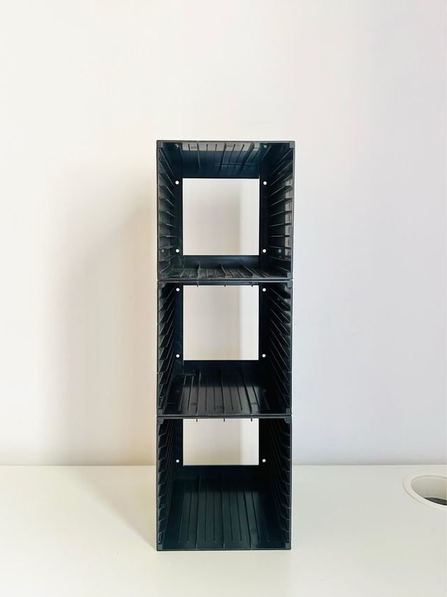 3 Organizadores de CDs apilables