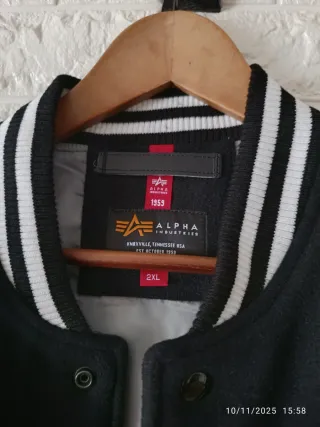 Chaqueta Alpha Industries Baseball Talla XXL