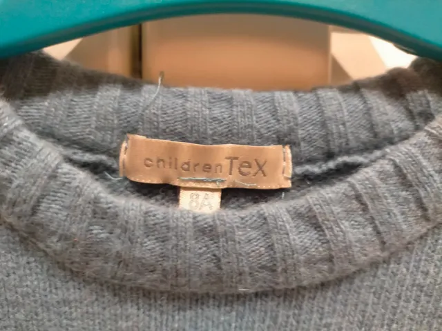 Jersey punto azul NIÑO TEX Talla 8