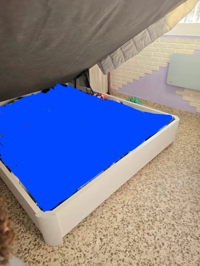 Canapé de madera blanco