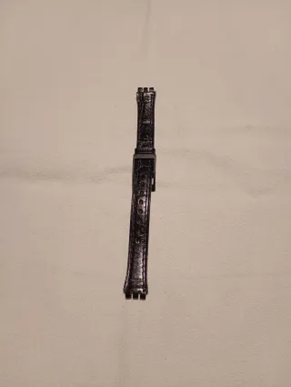 Cinturino adatto per orologio Swatch Pelle Nera 14