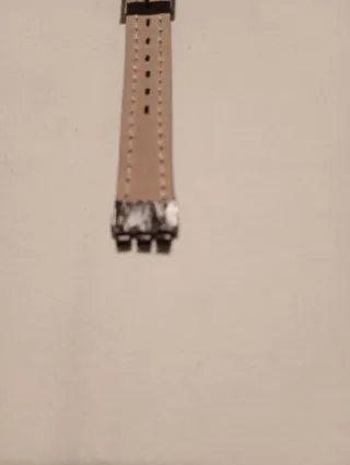 Cinturino adatto per orologio Swatch Pelle Nera 14